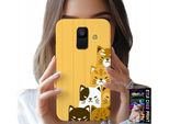 Custodia Per Samsung A6 2018 - Love Cat, Disegni Con Gatti, Custodia + Vetro