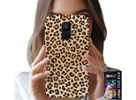 Custodia Per Samsung A6 2018 - Zaino In Stampa Leopardo Con Motivi Femminili Alla Moda