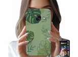 Custodia Per Samsung A5 2017 - Foglie Verdi Motivi Floreali Retro Custodia