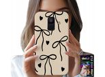 Custodia Per Samsung A6 2018 - Fiocco Beige Disegni Di Moda
