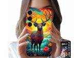 Custodia Per Samsung Galaxy A04S - Disegni Colorati Cervi Alci Animali Della Foresta