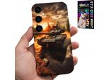 Custodia Per Samsung Galaxy S24 Plus - Carro Armato, Guerra, Militare, Militari, Disegni