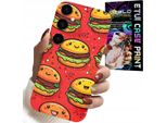Custodia Per Samsung Galaxy A04S - Cover Sweet Smiling Burgers
