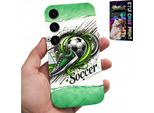 Custodia Per Samsung Galaxy A04S - Calcio, Custodia Calcio + Vetro