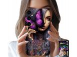 Custodia Per Samsung Galaxy S24 Plus - Anti Social Pink Butterfly + Vetro