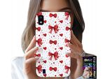 Custodia Per Samsung A10 - Nastri Rossi Disegni Moda