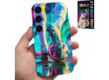 Custodia Per Samsung Galaxy A13 5G - Giocatori Di Calcio + Vetro
