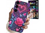 Custodia Per Samsung Galaxy A04S - Cuore, Rosa, Custodia Per Adolescenti + Vetro
