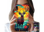 Custodia Per Samsung A10 - Disegni Colorati Cervi Alci Animali Della Foresta