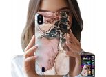 Custodia Per Samsung A10 - Moda Marmo Elegante + Vetro
