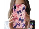 Custodia Per Samsung A10 - Motivi A Nastro Colorati + Vetro