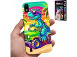 Custodia Per Samsung A10 - Dinosauro In Un Camion Per Bambini