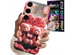Custodia Per Samsung Galaxy A05S - Rosa Orsetto Famiglia Cuore + Vetro