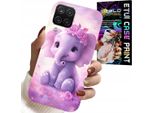 Custodia Per Samsung A12 / M12 - Elefante Dolce Su Sfondo Rosa Custodia + Pellicola