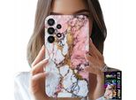 Custodia Per Samsung Galaxy A13 4G - Marmo Rosa E Bianco, Motivi In Pietra