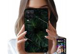 Custodia Per Samsung A12 / M12 - Eleganti Foglie Con Motivi Alla Moda Sulla Cassa