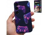 Custodia Per Samsung Galaxy A14 5G - Custodia Per Gamer, Disegni Di Giochi + Vetro