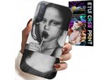 Custodia Per Samsung A7 2018 - Mona Lisa Con Lecca Lecca Design Moda Custodia