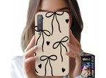 Custodia Per Samsung A7 2018 - Fiocco Beige Disegni Di Moda