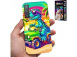 Custodia Per Samsung A7 2018 - Dinosauro In Un Camion Per Bambini