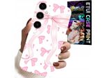 Custodia Per Samsung Galaxy A24 4G - Custodia Con Nastri Rosa E Design Alla Moda