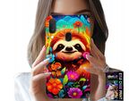 Custodia Per Samsung Galaxy A20E - Motivi Animali Koala Colorati + Vetro