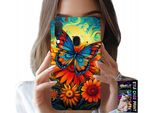 Custodia Per Samsung Galaxy A40 - Farfalle Farfalle Fiori Rose Custodia