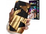 Custodia Per Samsung Galaxy A20E - Design Elegante Oro + Pellicola Idro