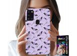 Etui Per Samsung Galaxy A21S - Design Moderno Cuori Di Cartone