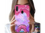 Custodia Per Samsung Galaxy A20E - Ciambelle Dolci Con Glassa Sullo Sfondo + Vetro
