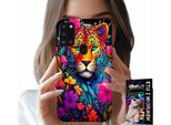 Caso Per Samsung Galaxy A21S - Flower Design Tiger Tiger + File