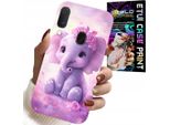 Custodia Per Samsung Galaxy A40 - Elefante Dolce Su Sfondo Rosa Custodia + Pellicola