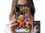 Etui Per Samsung Galaxy A21S - Baker, Candy Holiday Design + Vetro