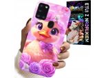 Etui Per Samsung Galaxy A21S - Paperino Dolce, Paperino Su Sfondo Rosa