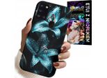 Etui Per Samsung Galaxy A21S - Copri Fiori Turchi + Vetro