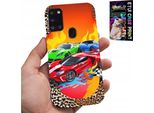 Etui Per Samsung Galaxy A21S - Per Bambini, Auto Da Gara + Vetro
