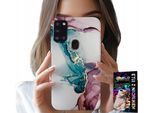 Etui Per Samsung Galaxy A21S - Elegante Caso Da Donna Di Moda Marmurale