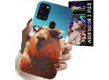 Etui Per Samsung Galaxy A21S - Capibara Dolce, Caso Capibara + Vetro