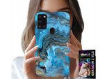 Etui Per Samsung Galaxy A21S - Custodia Con Motivo Marmorizzato + Pellicola