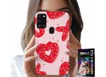 Etui Per Samsung Galaxy A21S - Femminile, Design Moderno Xoxo Cuore + Vetro