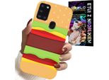 Etui Per Samsung Galaxy A21S - Caso Burger Cheeseburger Caso Presente