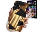 Etui Per Samsung Galaxy A21S - Design Elegante Oro + File Idro