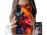 Etui Per Samsung Galaxy A21S - Design In Pietra, Caso + Vetro