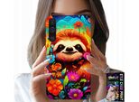 Custodia Per Samsung Galaxy A70 - Motivi Animali Koala Colorati + Vetro