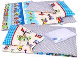 Biancheria Da Letto Con Imbottitura 220X80 Cm Allacciata Bobo Biancheria Da Letto In Cotone - Veicoli Colorati