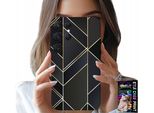 Custodia Per Samsung Galaxy S25 Ultra - Cornici Dorate, Design Elegante + Vetro