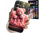 Etui Per Samsung Galaxy S22 Ultra - Famiglia Di Orsi Rosa Souvenir +Fole