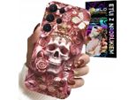 Etui Per Samsung Galaxy S23 Ultra - Femminile, Design Moderno, Pelle Di Donna In Rosa