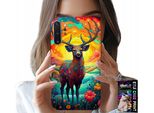 Custodia Per Samsung Note 10 Plus - Disegni Colorati Cervi Alci Animali Della Foresta
