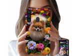 Custodia Per Samsung Galaxy A21 - Cane Carino, Custodia Pomerania + Vetro